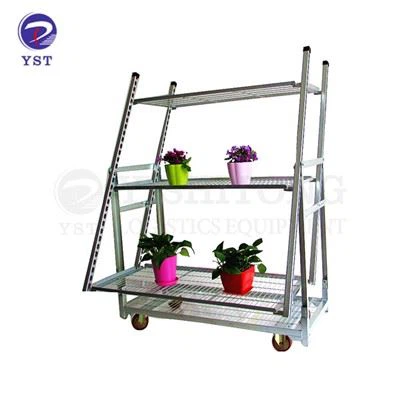 Carro de flores y plantas