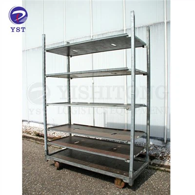 Carritos de flores holandeses de acero