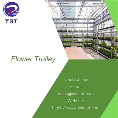 Optimice la producción de flores con un carrito para flores