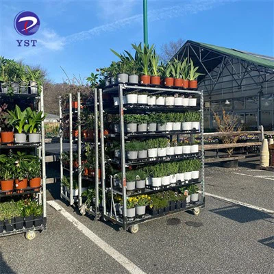 Carro de flores para plantas